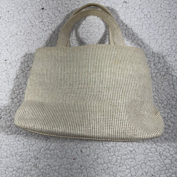 Esprit 1990s Y2K Vintage Raffia Mini Tote Bag Magnetic Closure Cottagecore - Picture 4 of 9